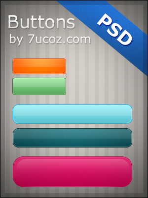 PSD Button by 7ucoz.com