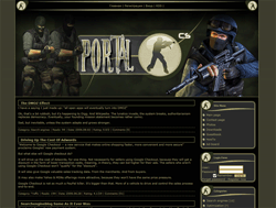 Шаблон для Ucoz CS Portal