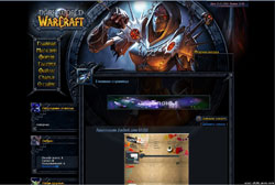 Шаблон для Ucoz - WOW Dark